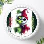 Preview: Der Grinch Tortenaufleger Ø 20cm, 2932z
